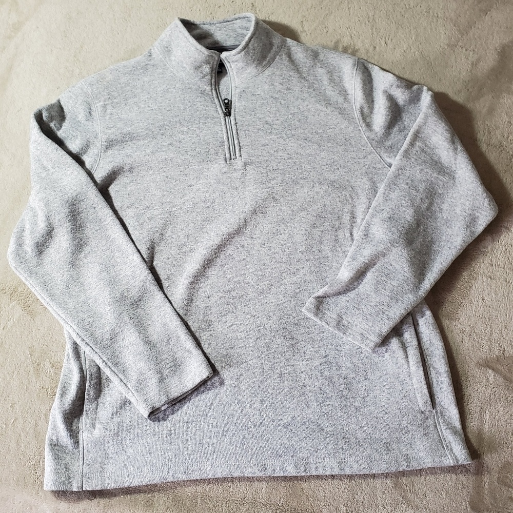 Croft&Barrow Men's Easy Care Quarter Zip Pullover